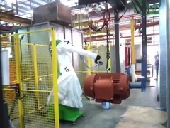 メタル部品エンジン産業に適用されたGR650塗装ロボット